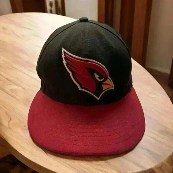 Arizona Cardinals New Era  Black and Red Fitted Ball Cap. Size 7 5/8. #NFL - Picture 4 of 6